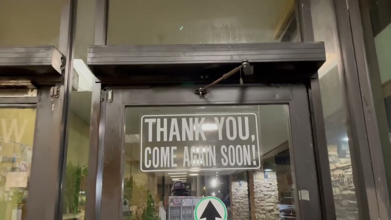 Automatic doors at Bruce’s market basket