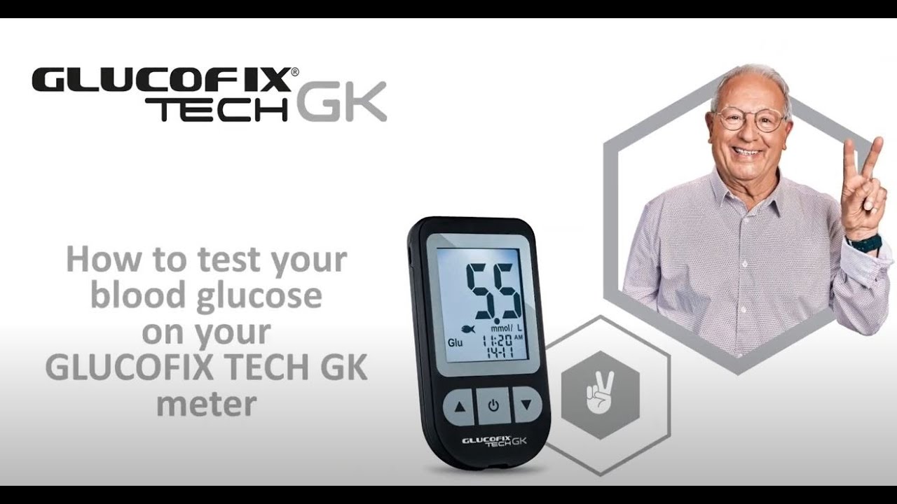 How to Perform a Blood Glucose Test on your GLUCOFIX TECH GK Meter
