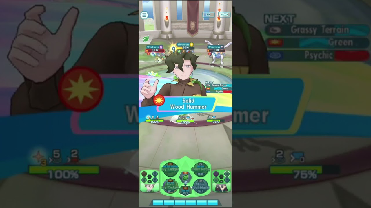 Pokémon Masters: Grass Tower - Floor 30 Pre-Sync Clear