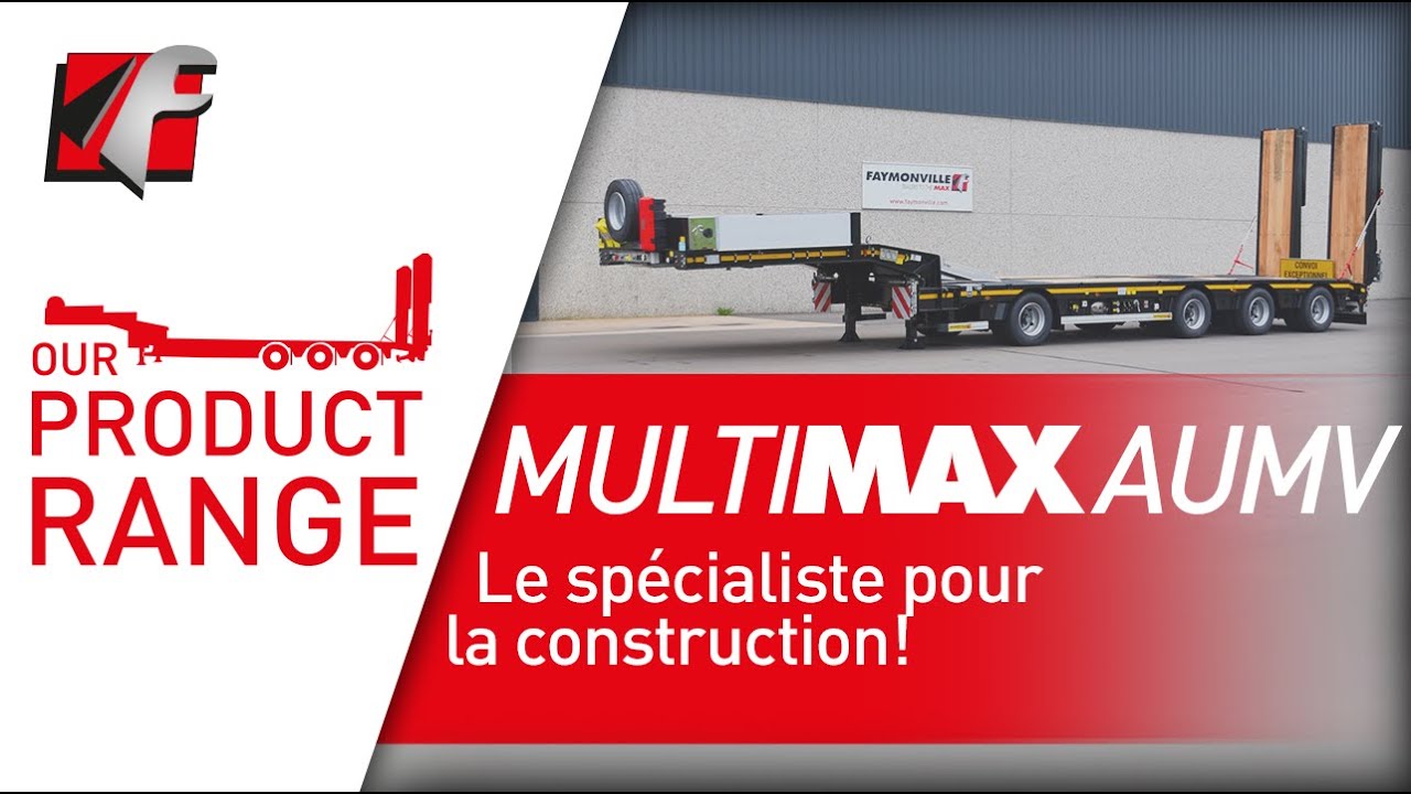 FAYMONVILLE MultiMAX AUMV: le sp&eacute;cialiste pour la construction!