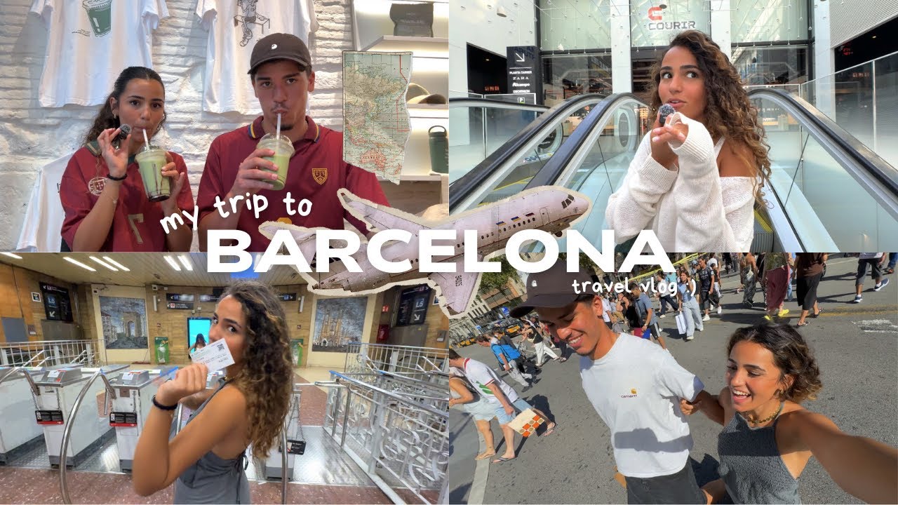 last minute trip to barcelona ✈️🇪🇸