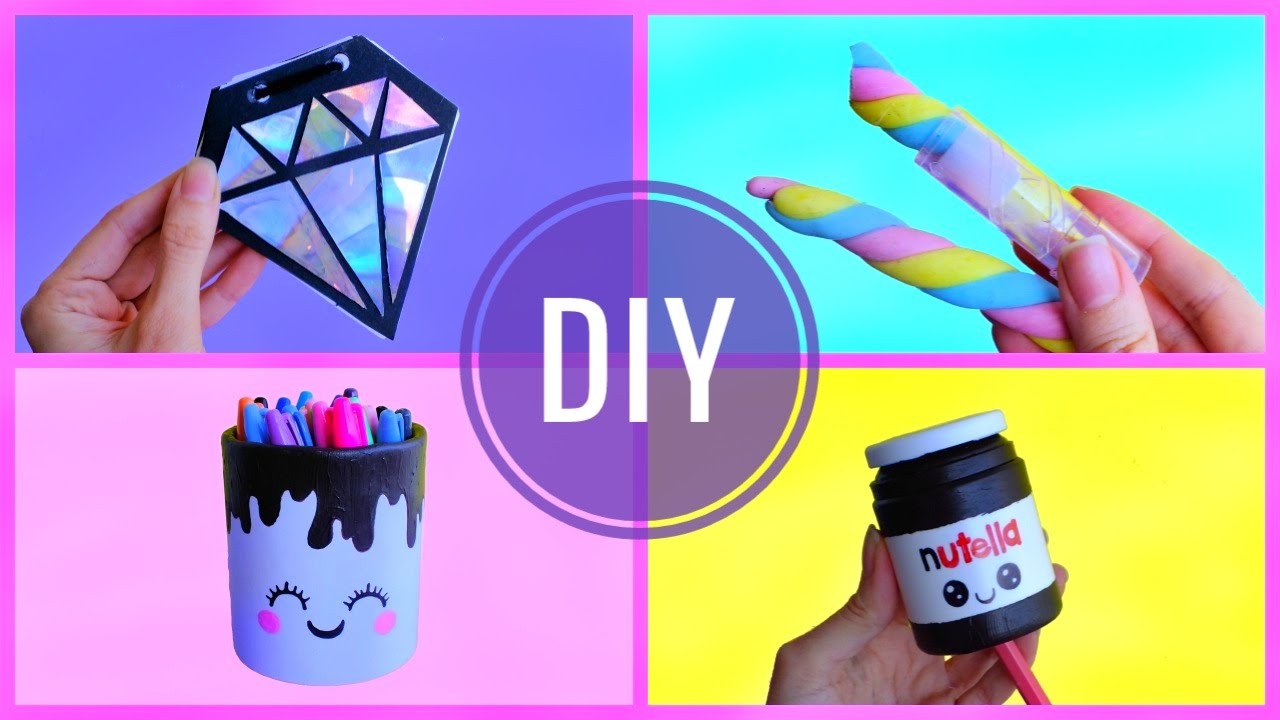 DIY ШКОЛЬНЫЕ ПРИНАДЛЕЖНОСТИ