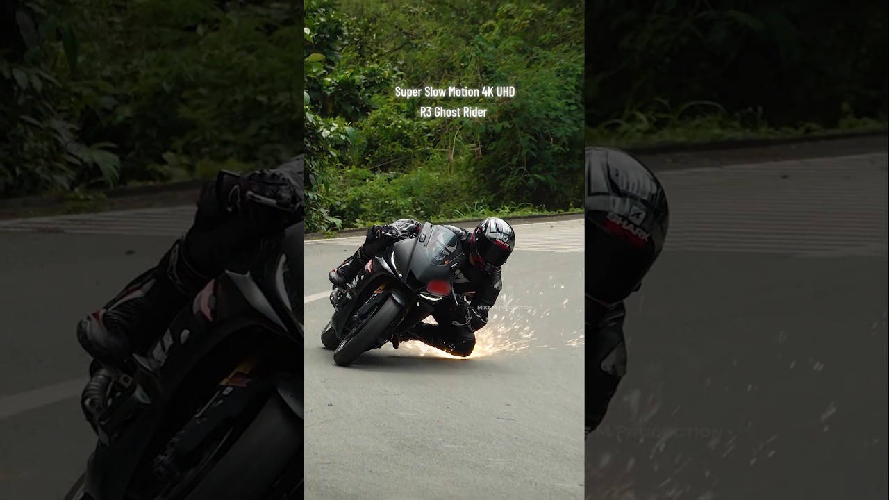 R3 Ghost Rider #Yamaha #slowmotion #motorcycle #bikelife #moto #bikers #ride #trending #sound #fyp