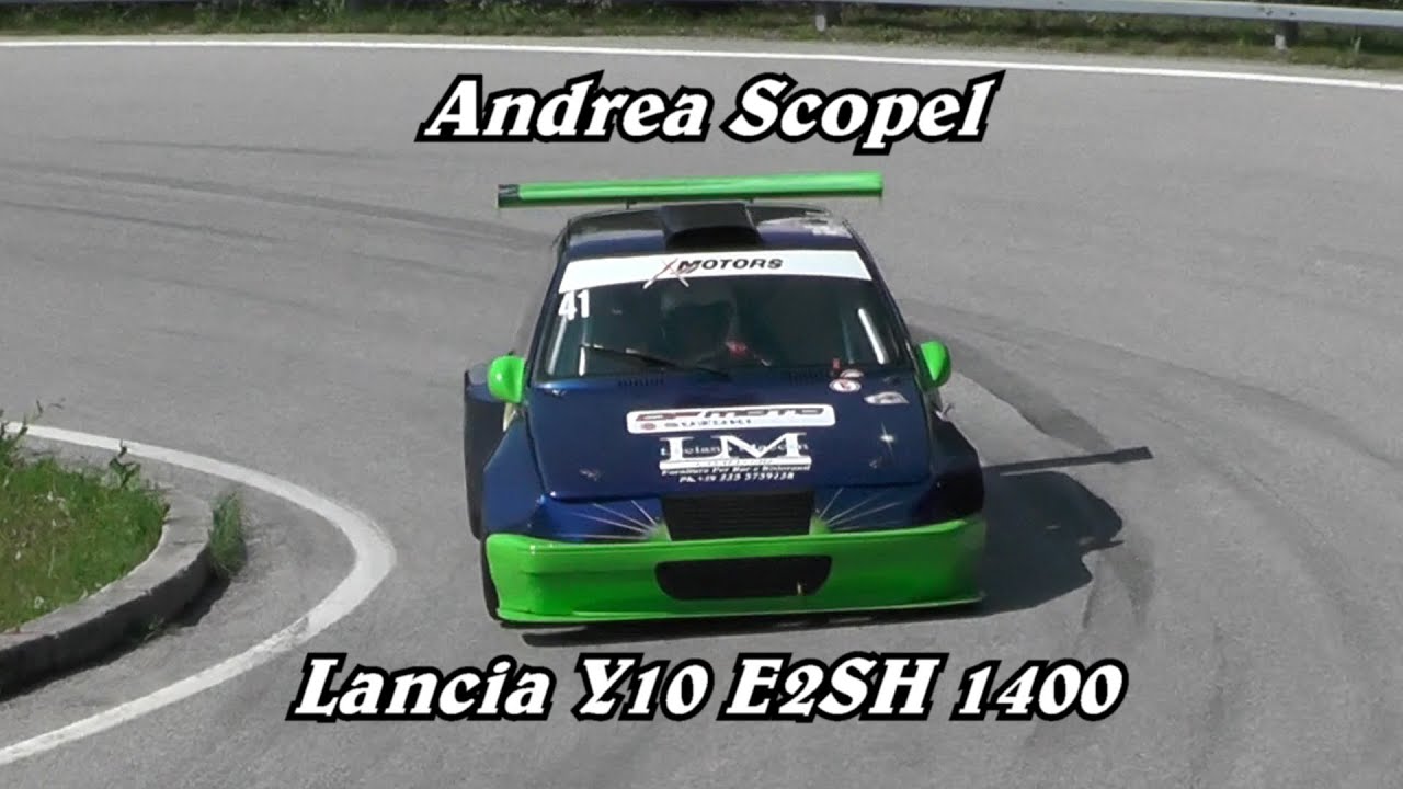 HILLCLIMB SALITA ALPE DEL NEVEGAL 2021 / ANDREA SCOPEL / LANCIA Y10 ES2H 1400