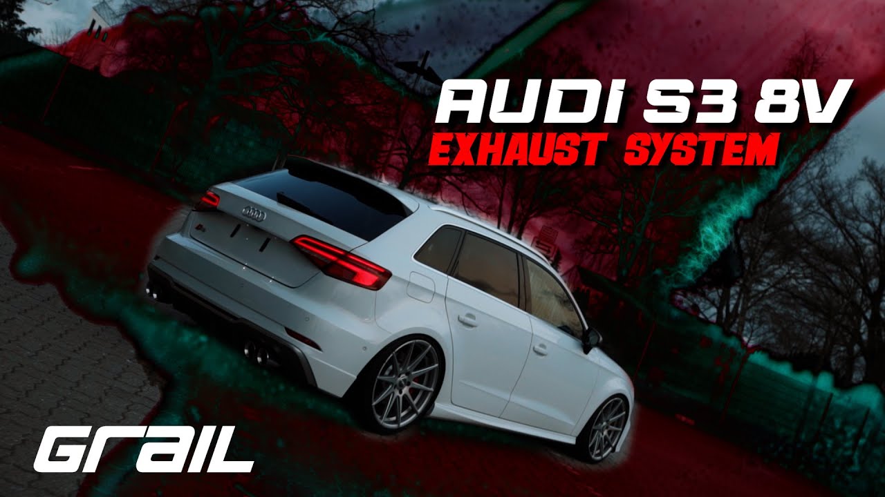 Audi S3 8V | 3,5 Zoll Straight Pipe | Klappenabgasanlage | Bipolar Exhaust by GRAIL