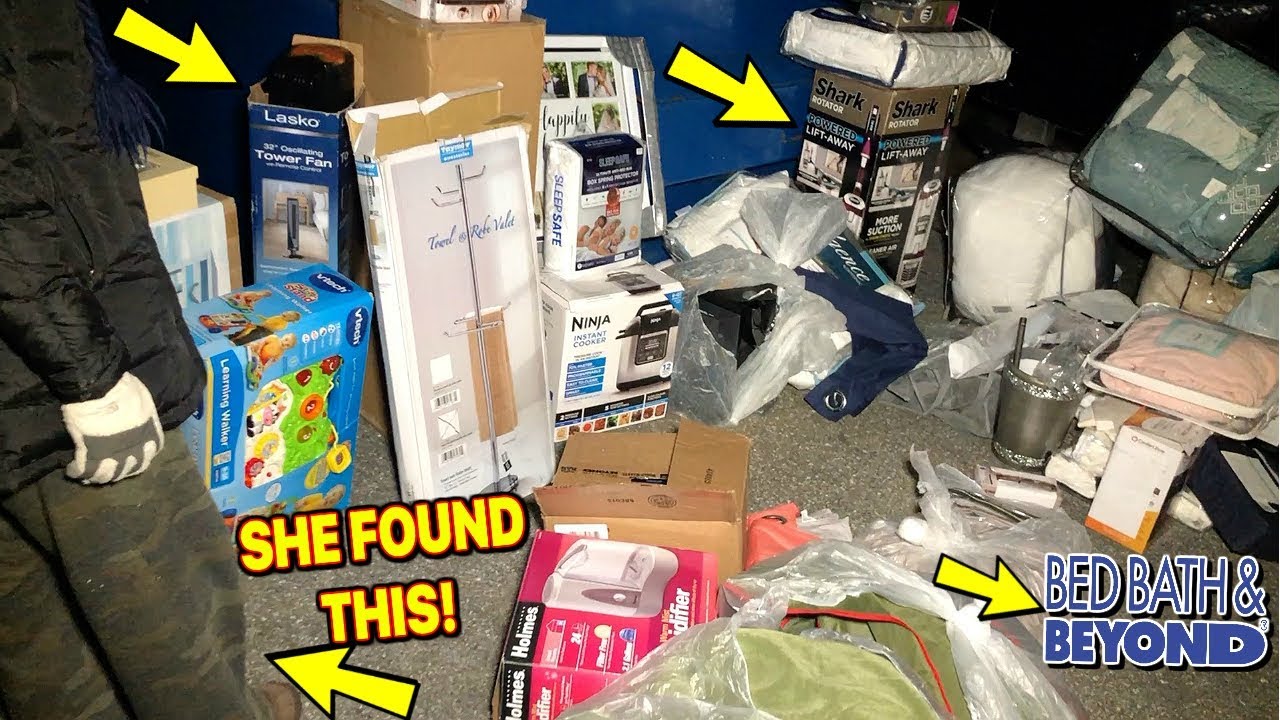 BED BATH & BEYOND MANAGER LEFT HER ANOTHER DUMPSTER FULL OF CUSTOMER RETURNS! *JACKPOT!*