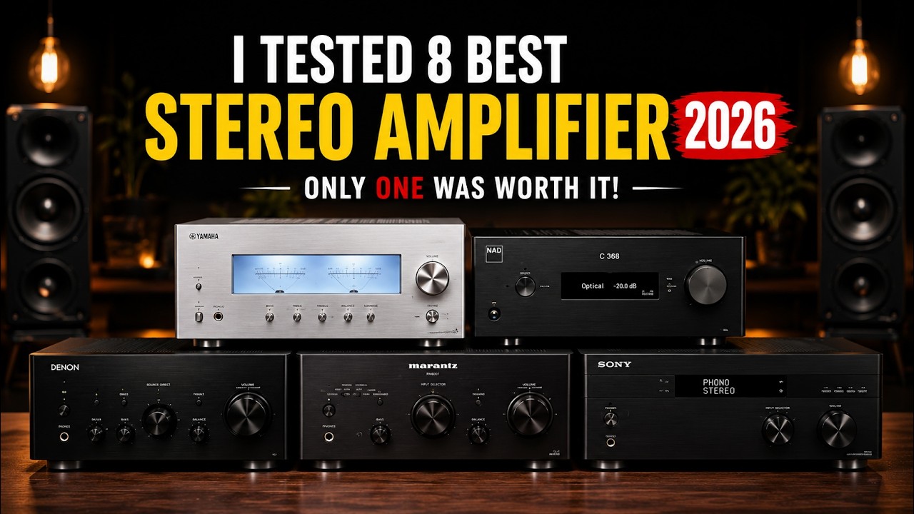 I Tested 8 Best Stereo Amplifiers of 2026 &mdash; Only ONE Changed Everything!
