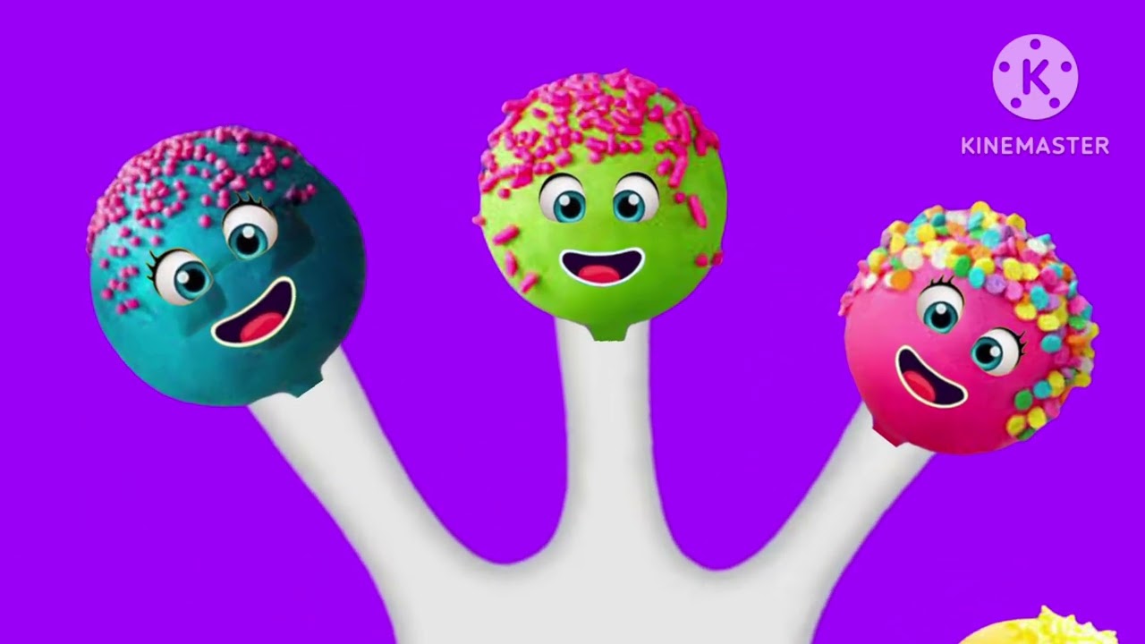 Cake pop finger family 