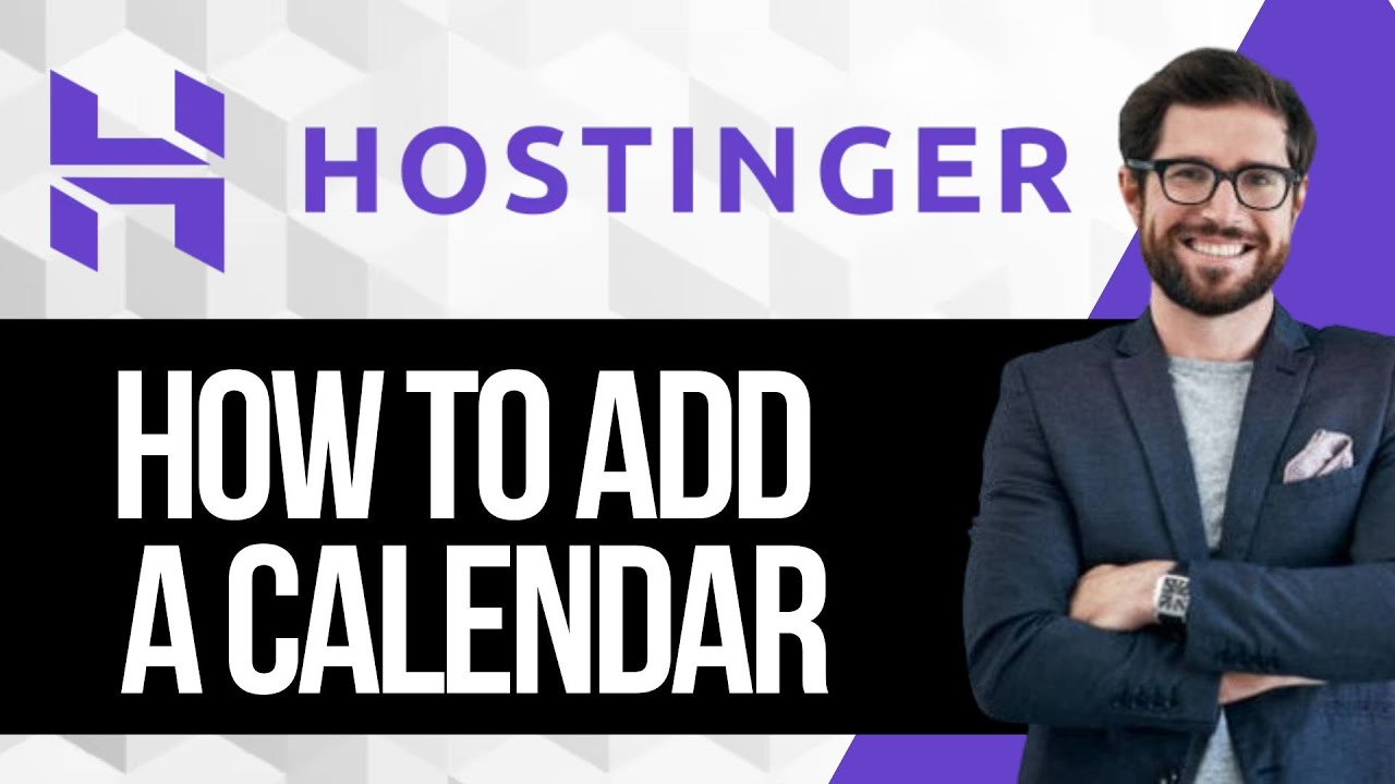 Как добавить календарь на сайт Hostinger