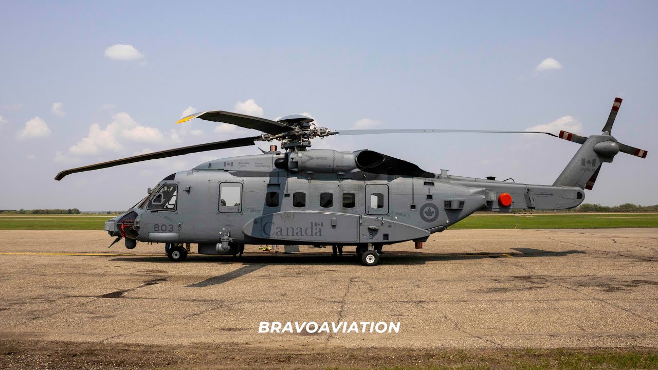RCAF CH-148 Cyclone Arrival & Departure at CYBR