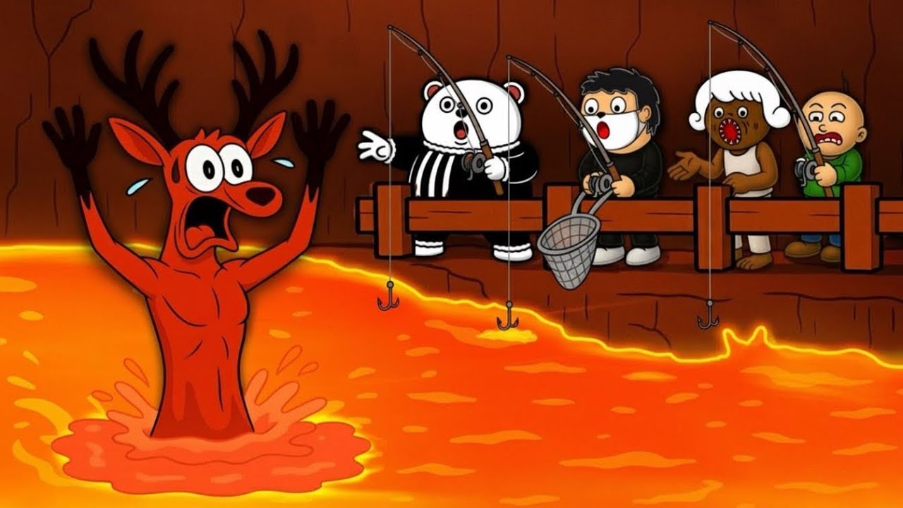 ตกปลาในบ่อลาวา.. 99 คืน 🌋 Roblox