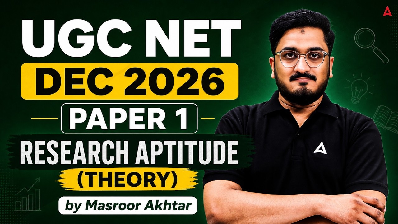 UGC NET Paper 1 | Research Aptitude UGC NET | UGC NET Paper 1 Research Aptitude By Masroor Sir