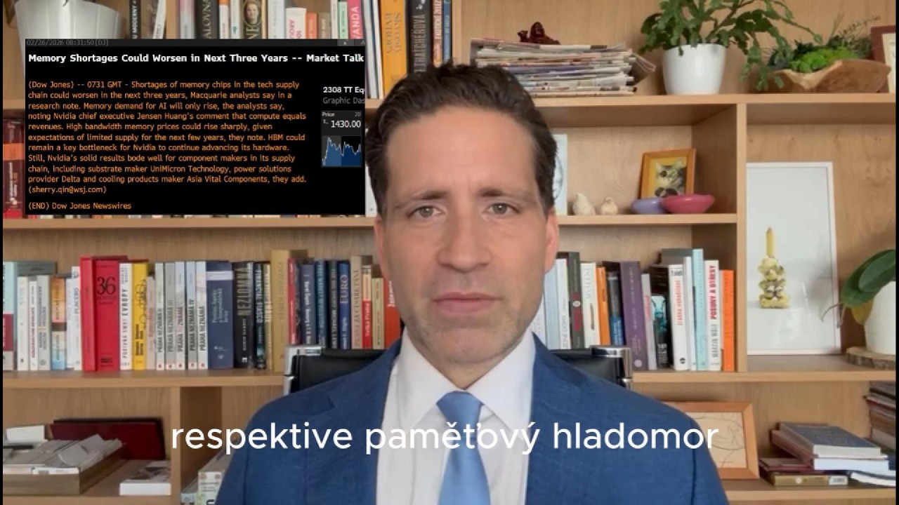 Lukáš Kovanda: Končí éra cenově dostupných notebooků, mobilů? Čipový hladomor má kvůli AI trvat roky