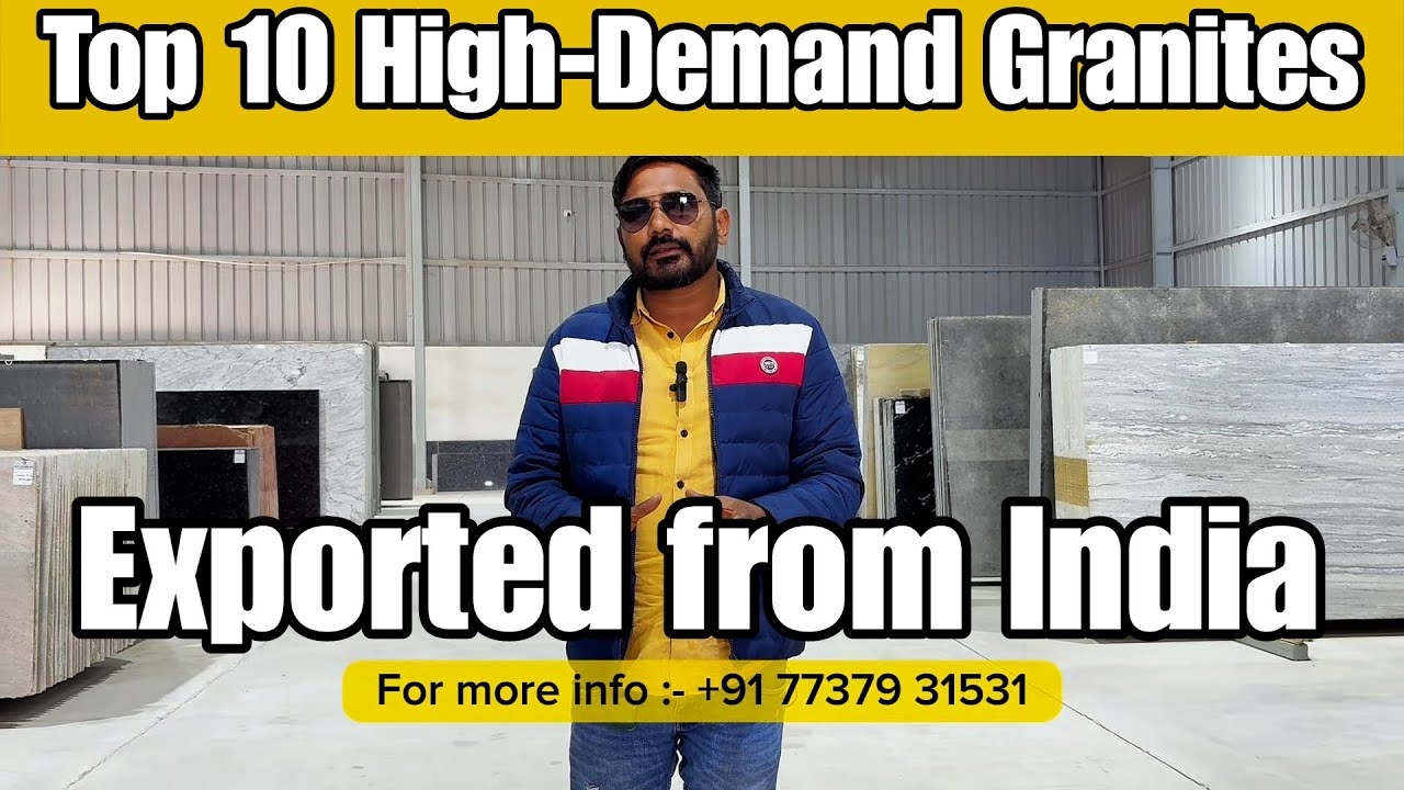 Top 10 Most Demanded Indian Granites | Best Export Quality Granite for 2025: OP Marbles