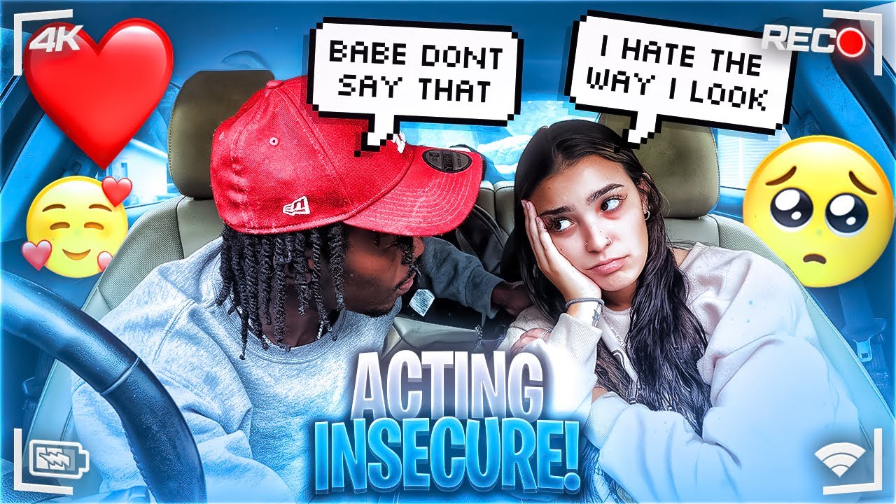 ACTING INSECURE TO SEE HOW MY BOYFRIEND REACTS *CUTE REACTION*