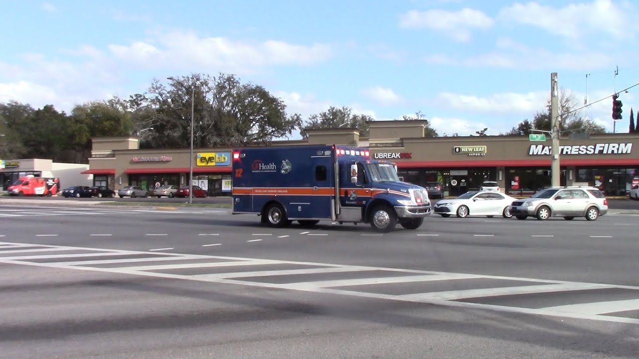 *Rare* UF Health Shands Care Critical Care Transport Ambulance 12 & Ambulance 14 Responding
