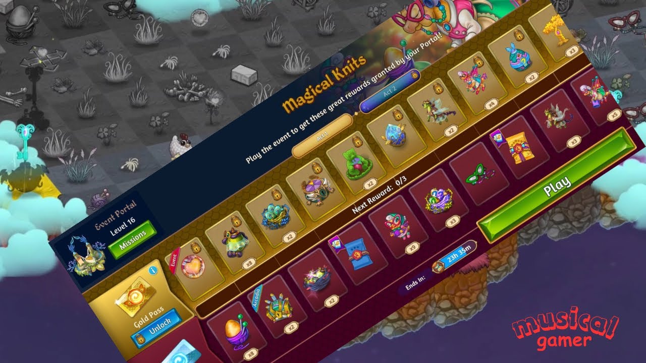 MERGE DRAGONS MAGICAL KNITS EVENT! COMPLETED!
