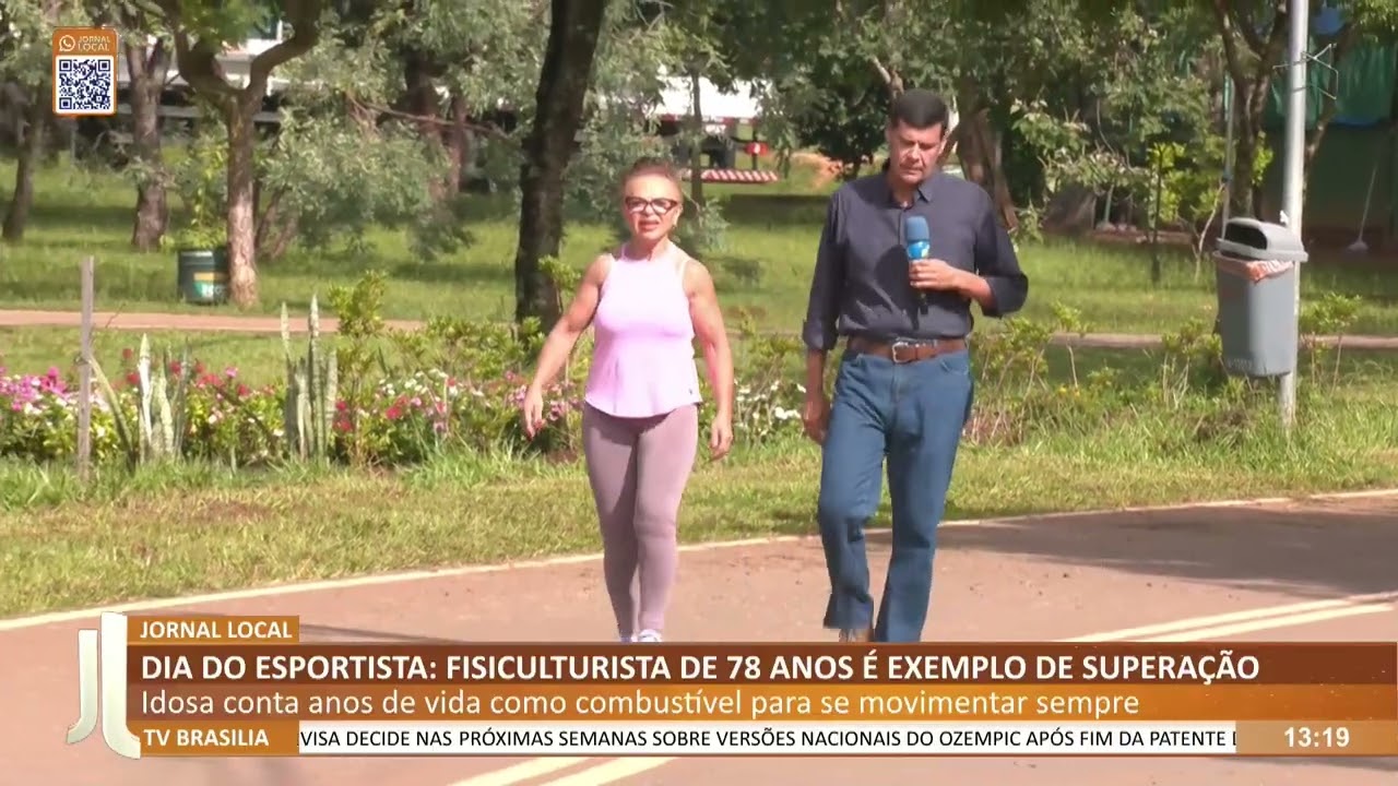 JL - Dia do esportista: fisiculturista de 78 anos é exemplo de superação