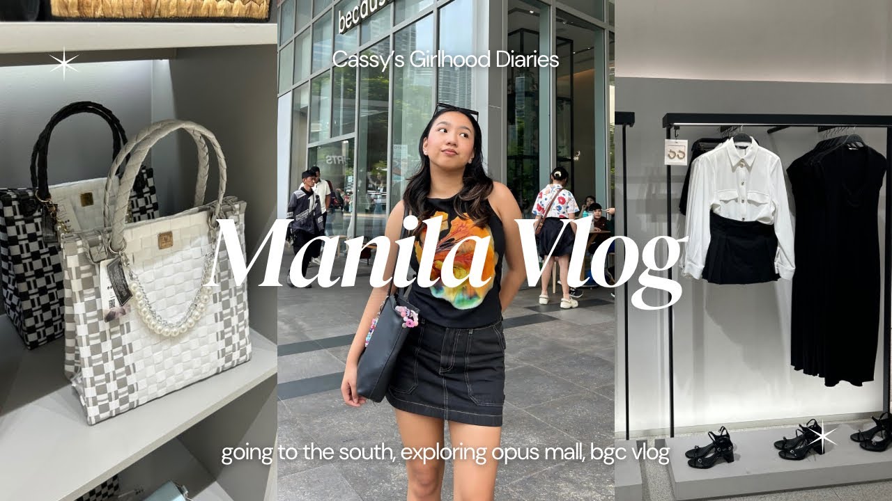 🎀 Manila Diaries 🎀 bgc vlog, going to the south, opus mall, getting a mofusand hipper, cafe aperitif