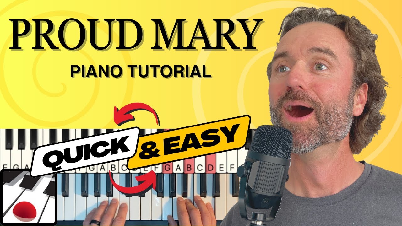 Proud Mary Piano Tutorial (QUICK & EASY)
