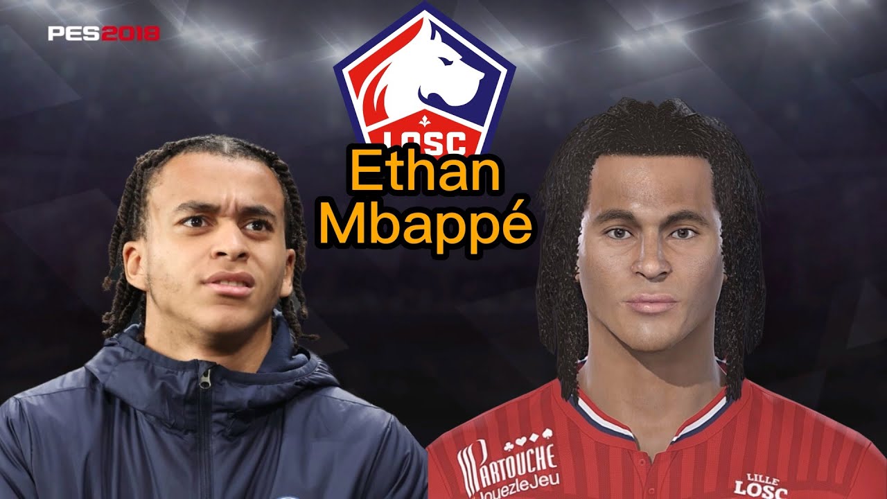كيفية انشاء إيثان مبابي في بيس|How to create Ethan Mbappe in PES