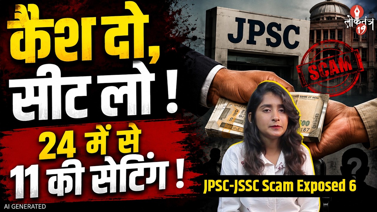 JPSC-JSSC Scam Exposed 6: 10 लाख दो और JPSC PT पास करो ! पूर्व अध्यक्ष की गिरफ्तारी के बाद दला......