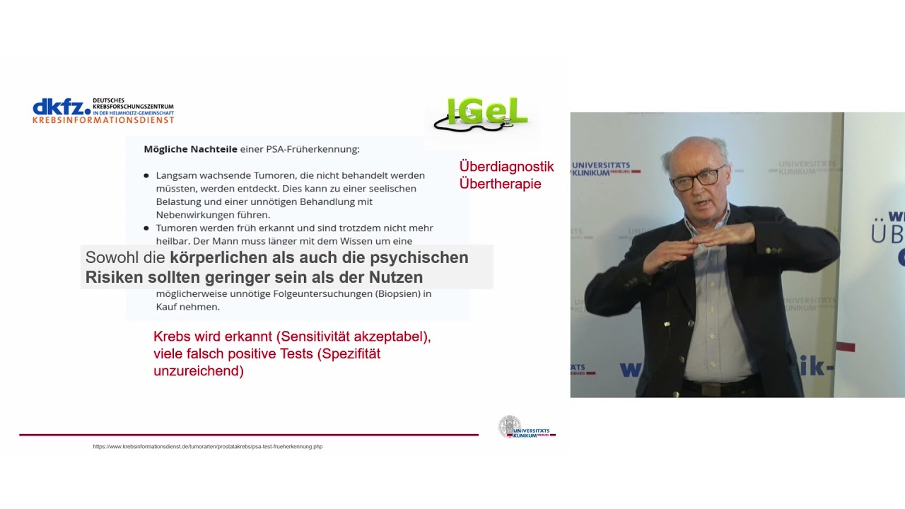 Prostatakrebs - Früherkennung | Prof. Dr. Schultze-Seemann