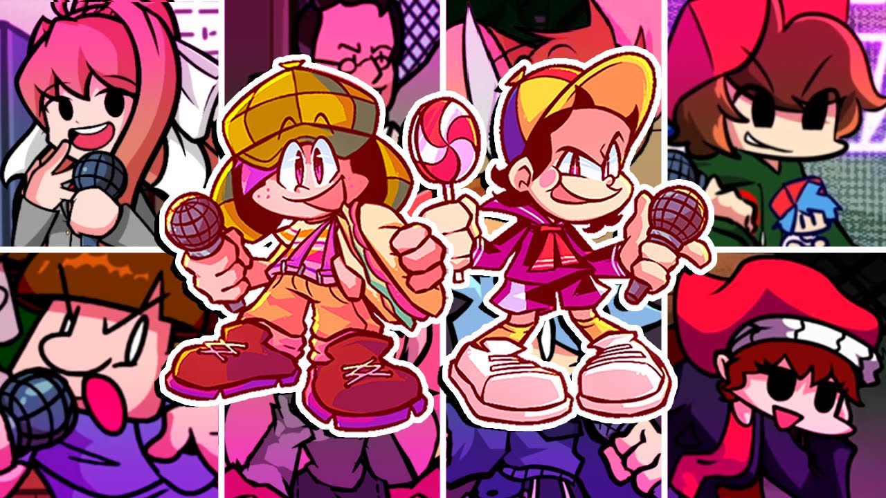 SU VECINDAD but Every Turn a Different Character Sings 🎤 ( FNF SU VECINDAD ) 💜