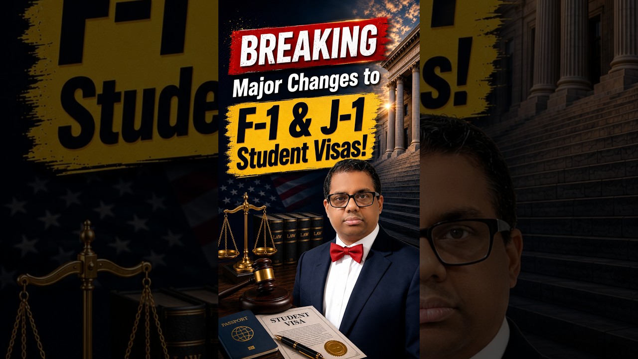 🚨 Big Changes for F-1 & J-1 Visas | What International Students Need