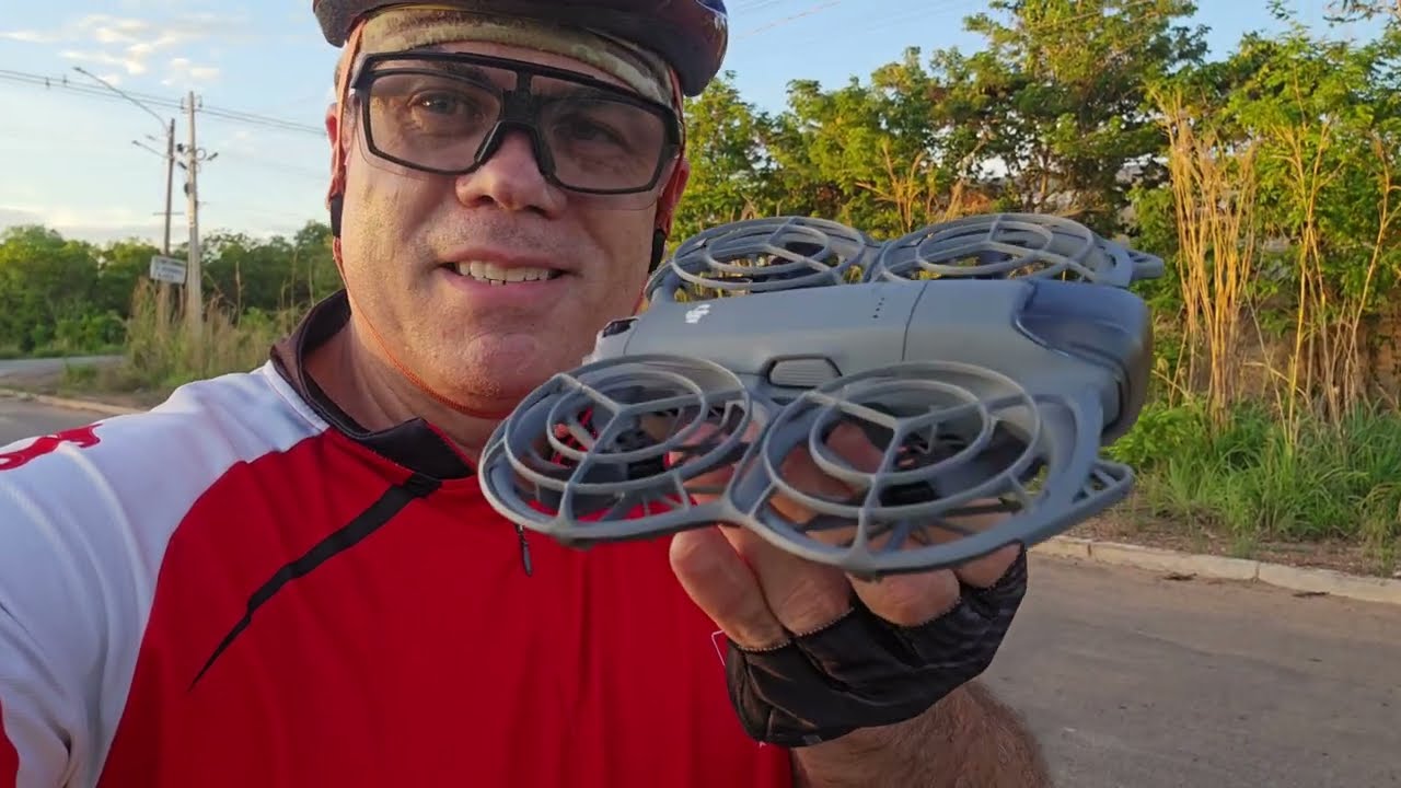 [4K] DJI Neo 2 - Testando o modo Follow do novo drone na bike 