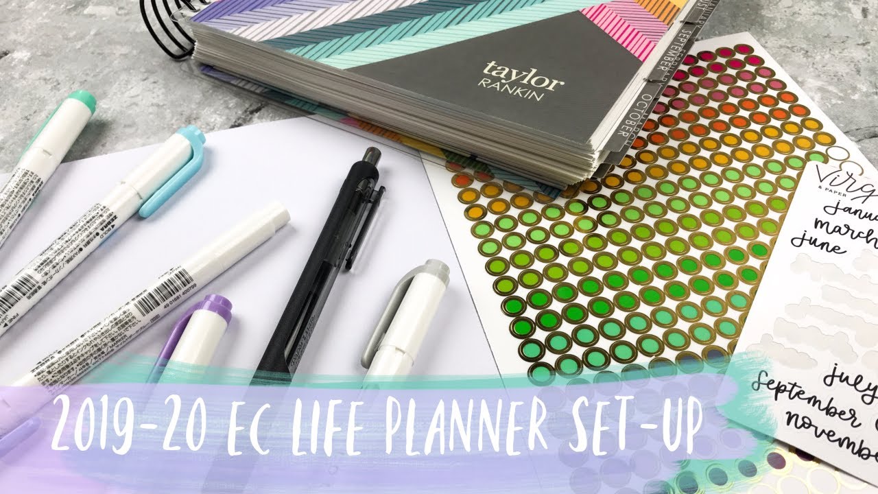2019-20 ERIN CONDREN LIFE PLANNER SET-UP | tattooed teacher plans