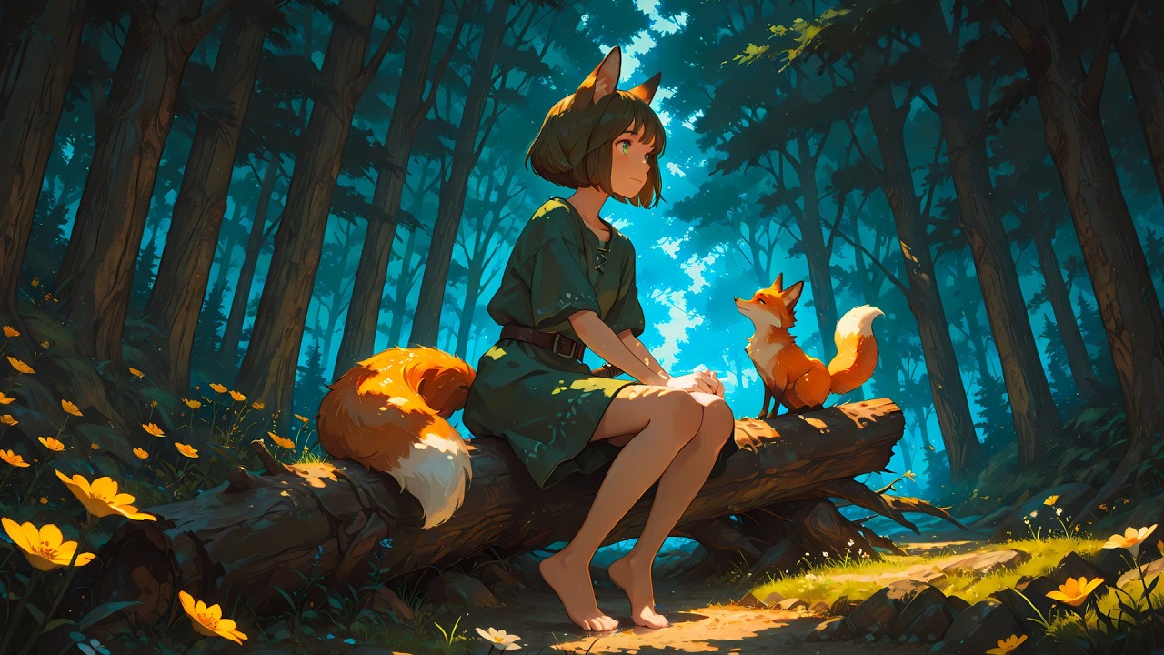 Relaxing Fantasy Medieval Music for Focus & Calm | The Fox Spirit’s Forest Sanctuary