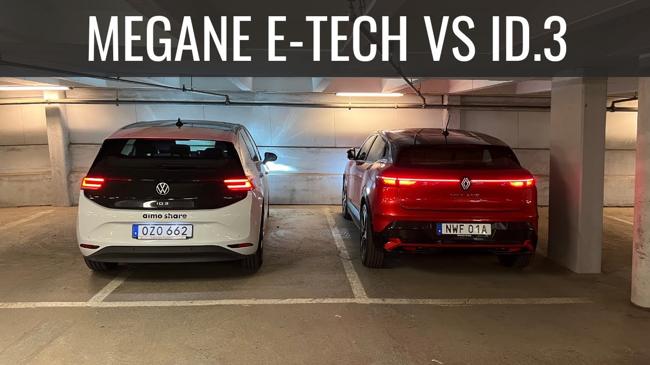 Renault Megane E-Tech Vs Volkswagen ID.3 | Elbilsmagasinet