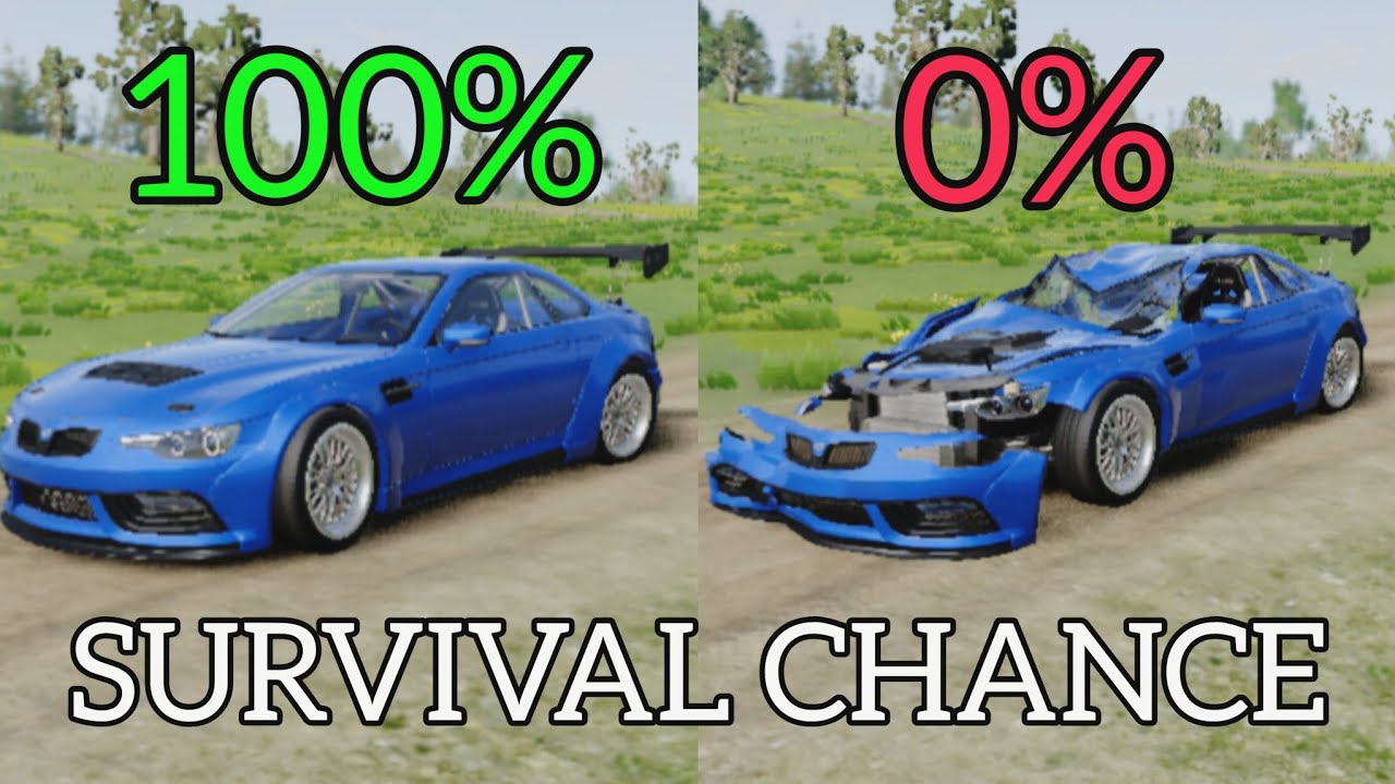 Realistic Survival Chance Crashes #2 |BeamNG.drive