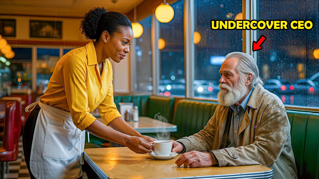 Kind Waitress Gets Fired for Helping a Wet Old Man, The Next Day, She Becomes the Manager