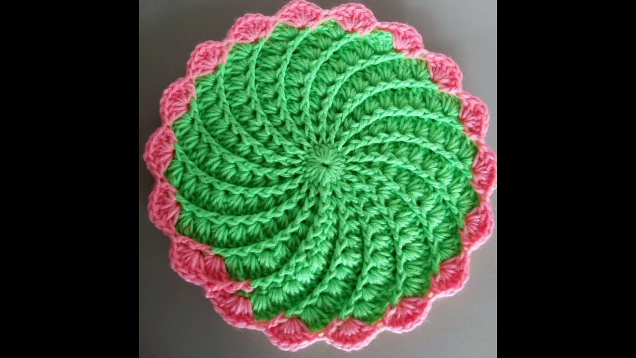 Simple crochet table mats  you can make at home. 
