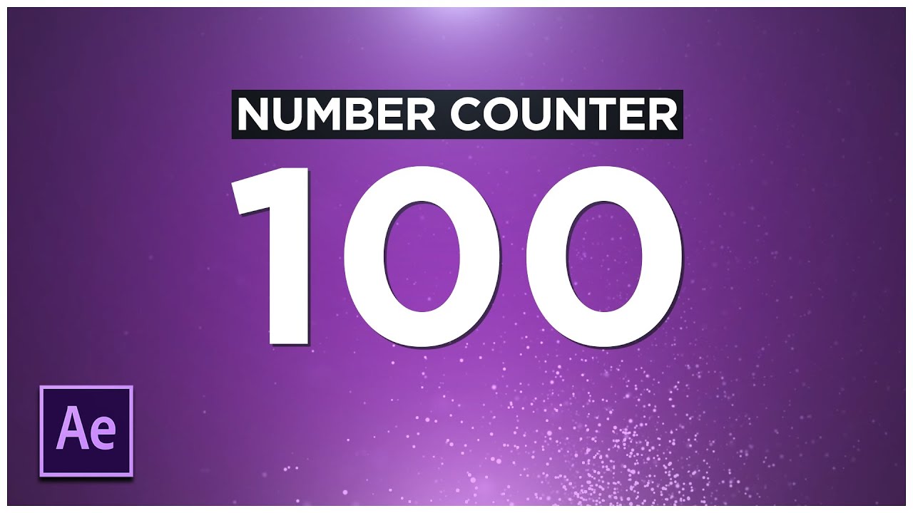 NUMBER COUNTING TEXT ANIMATION TUTORIAL IN AFTER EFFECTS ( HINDI )