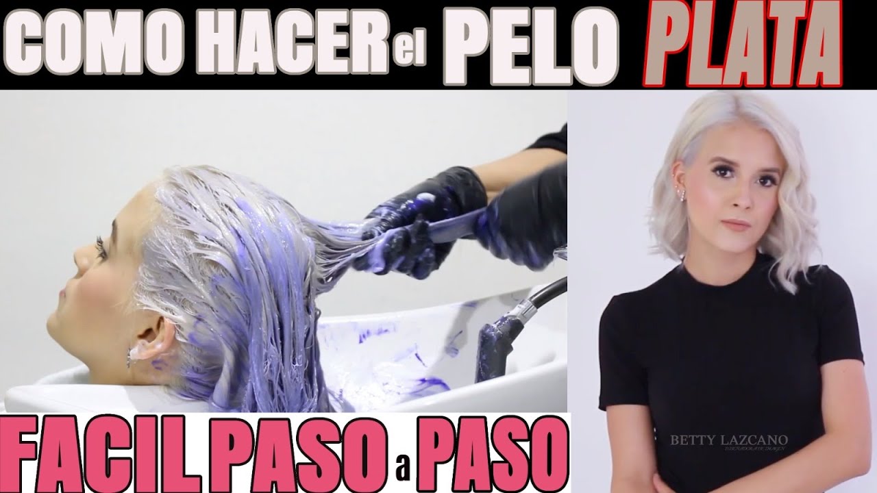 COMO HACER PELO PLATA PERFECTO FACIL PASO A PASO. ICE SILVER HAIR +