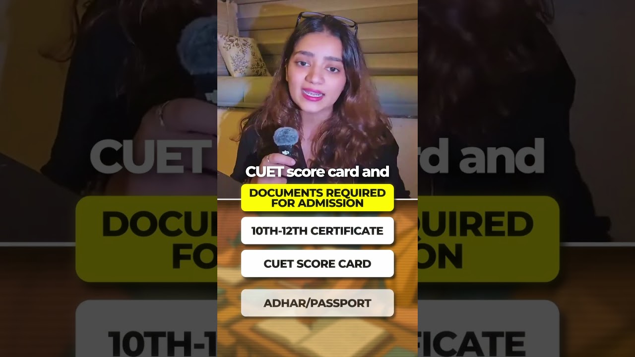 CUET UG 2025 Important Documents Required During Counseling Process #cuet2025 #cuet #du #jnu #bhu