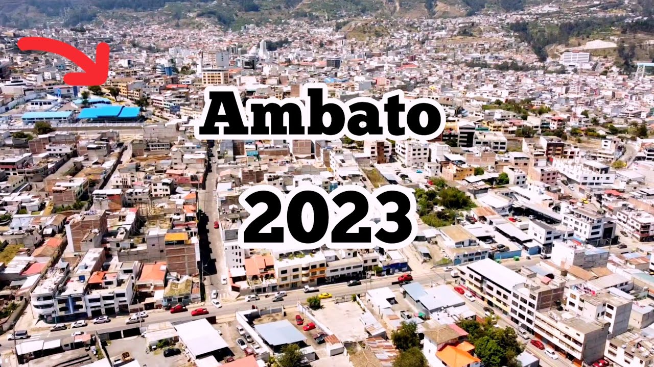 Ambato en el 2023 hermosa vista sector el terminal viejo