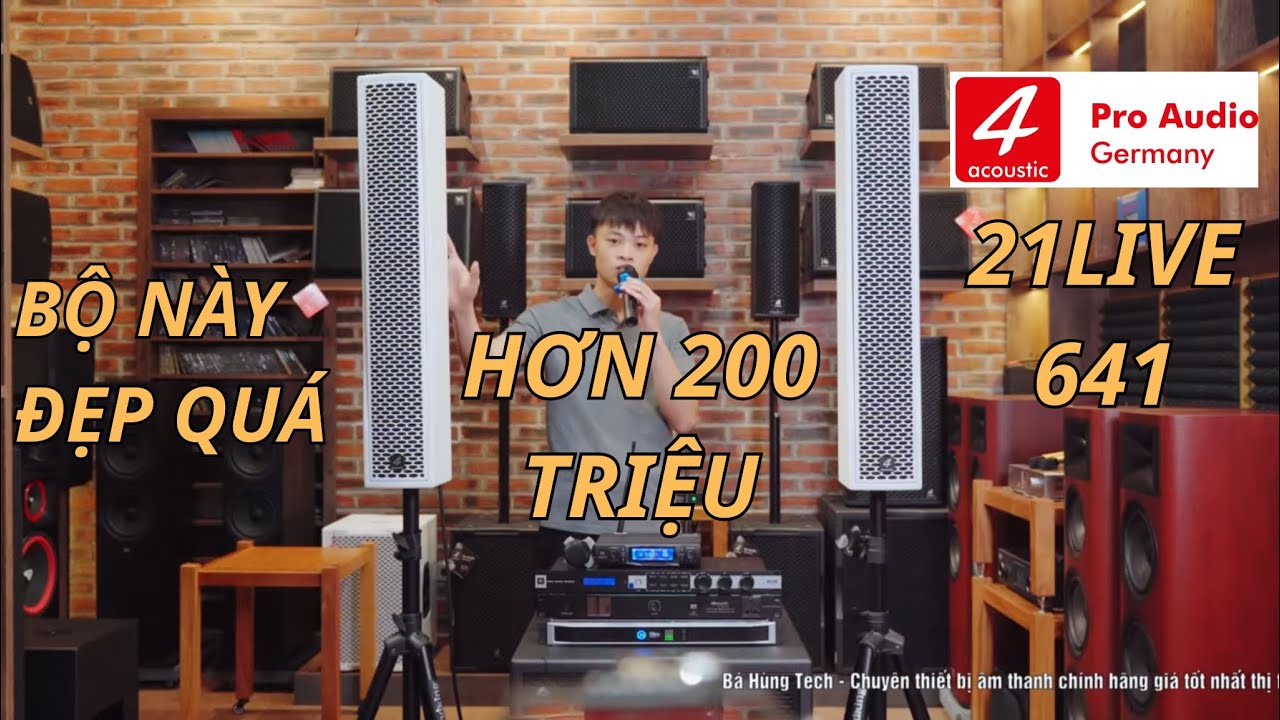 4ACOUSTIC 21LIVE 641 | ĐỈNH CAO CỦA LOA COLUMN ARRAY VỚI CHẤT ÂM ĐỨC QUÁ ĐỈNH