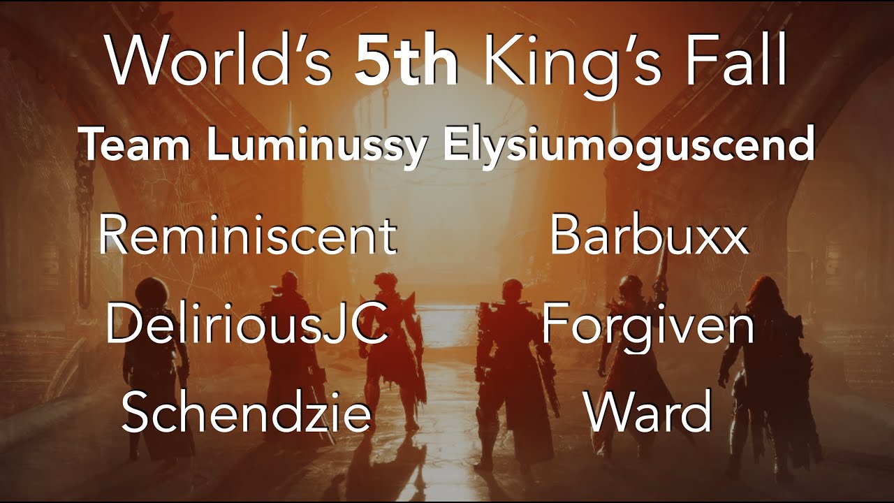 World's 5th Kings Fall | Team Luminussy Elysiumoguscend | Full VOD