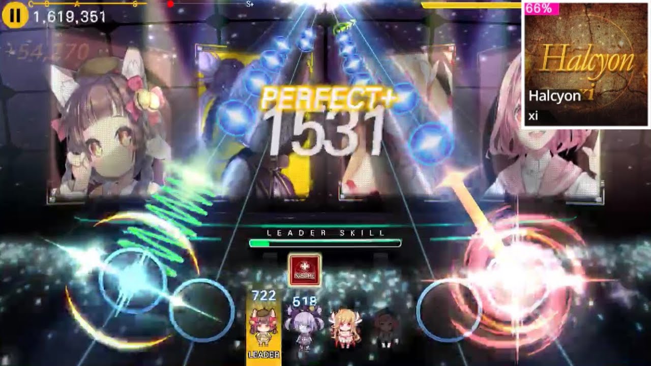 【TAP SONIC TOP】Halcyon - xi [Hard Lv.9] Perfect Play【Speed: 1】