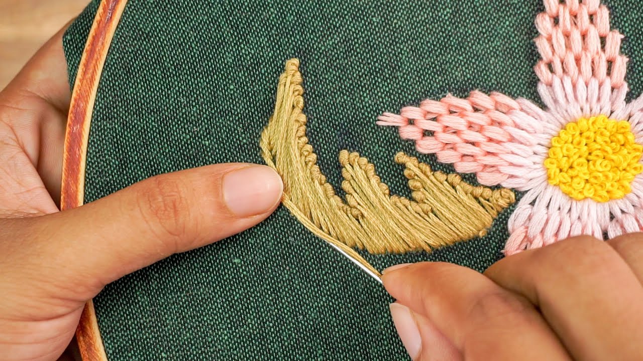 Modern Flower Embroidery to inspire your Creative Projects #StayHome