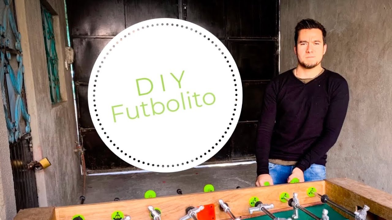 DIY Un padrísimo Futbolito - futbolín - takataka
