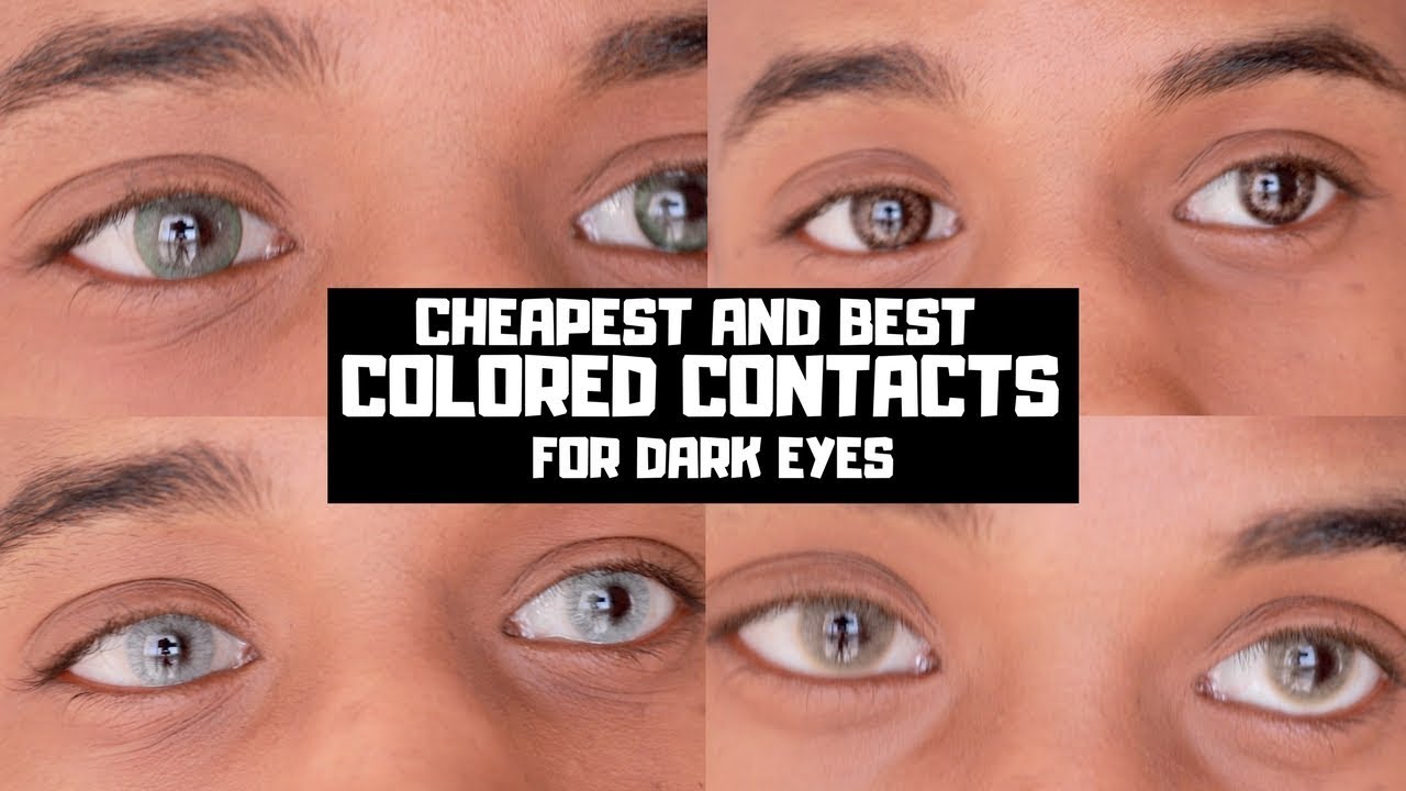 HUGE Contact Lens Try-On Haul | $15 Colored Contacts for Dark Eyes | PrettyBoyfloyd 🌹