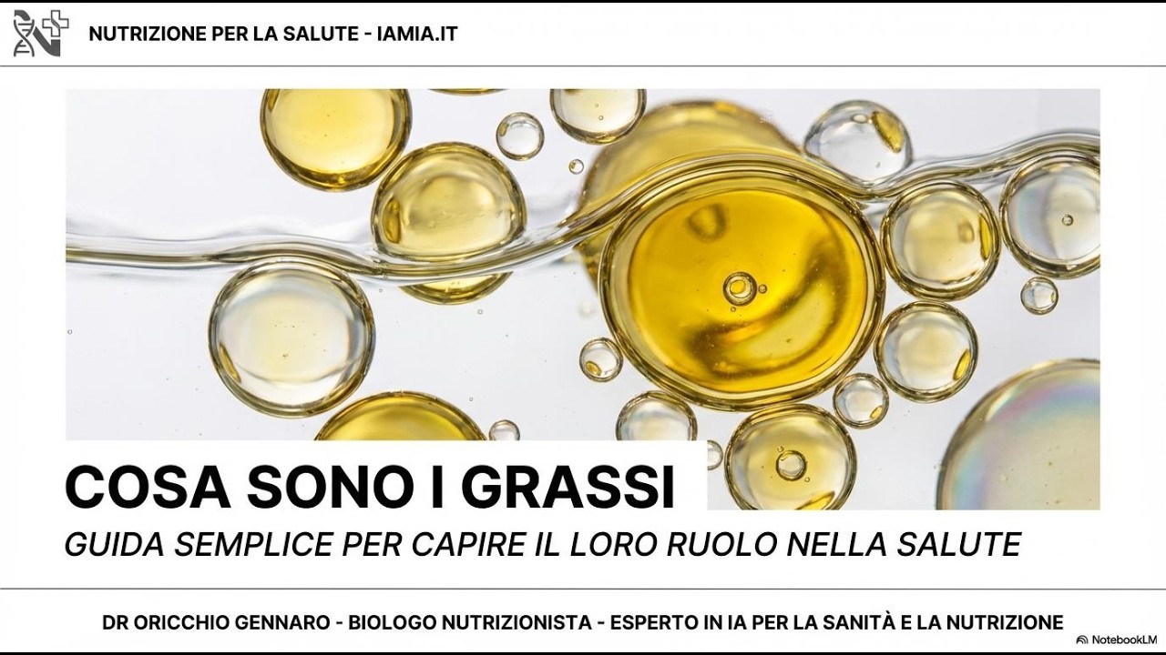 #2 COSA SONO I GRASSI - GUIDA SEMPLICE PER CAPIRE IL LORO RUOLO NELLA SALUTE