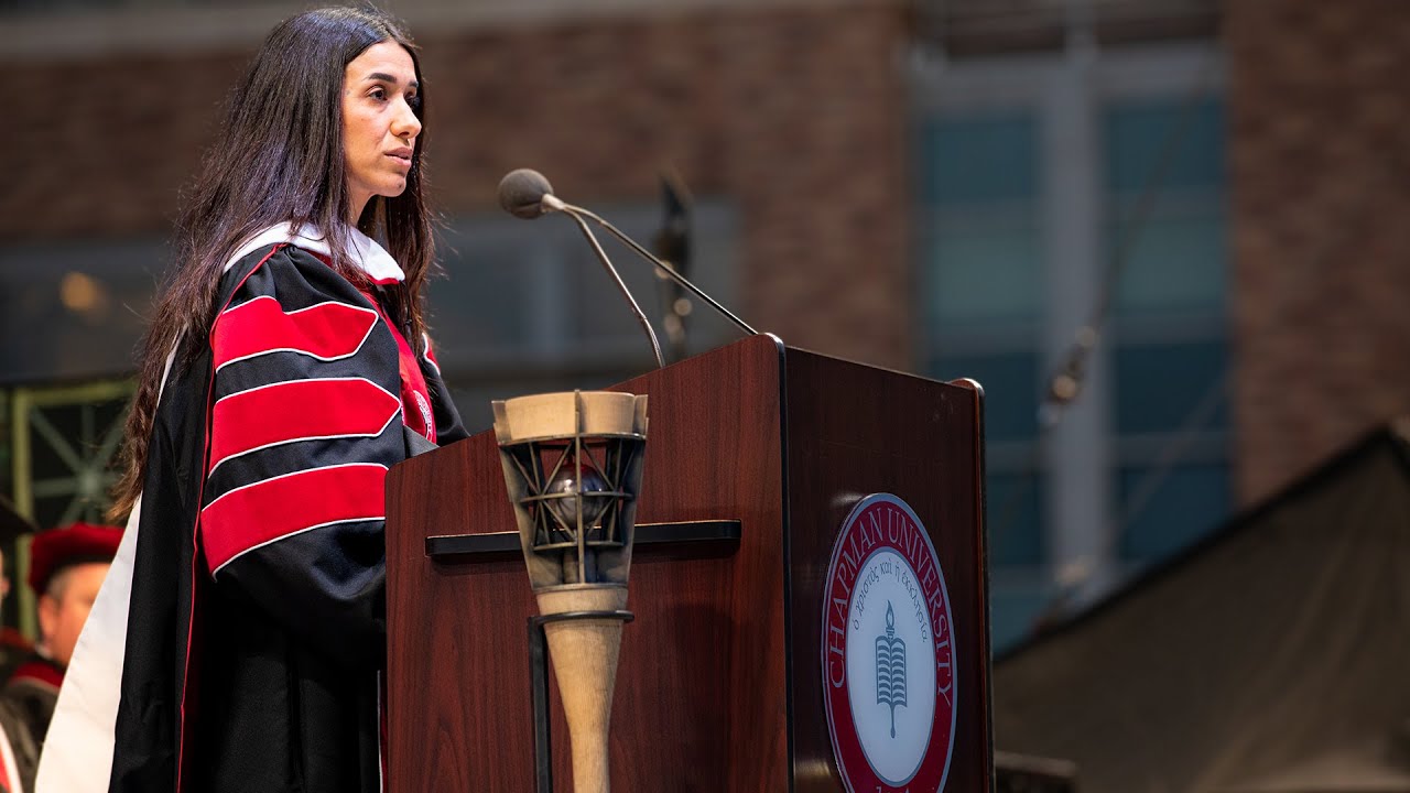 University Commencement Ceremony 2022 With Nadia Murad