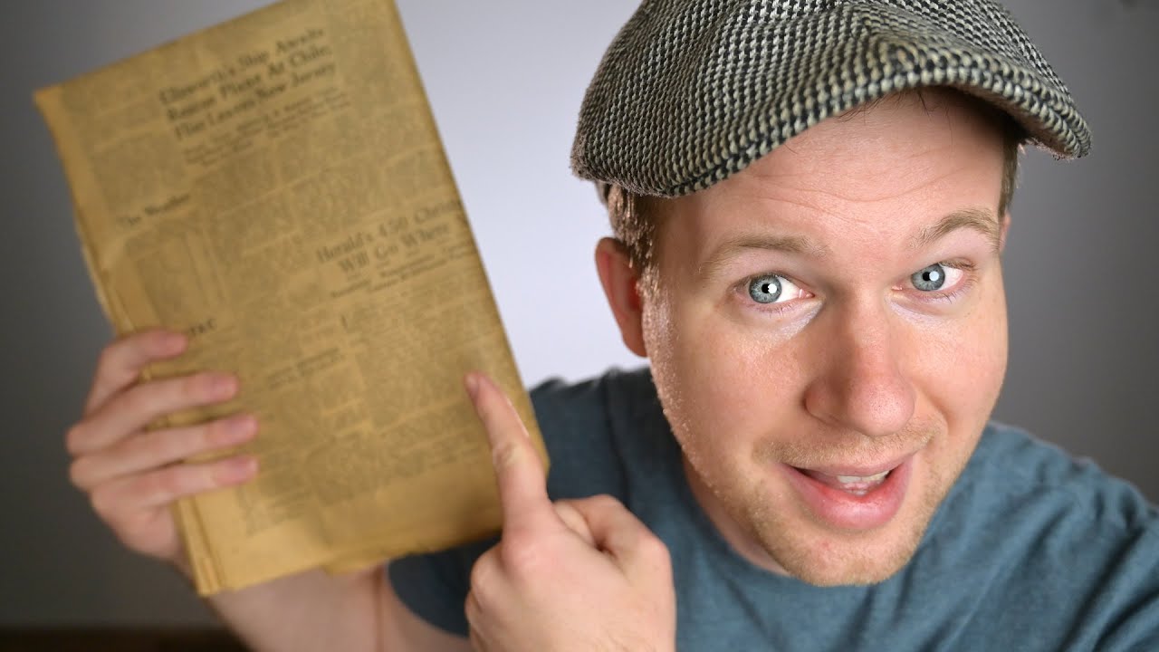 I Found An 85 Year Old Newspaper In My House?!? &ndash; Calgary Herald, Dec 7, 1935