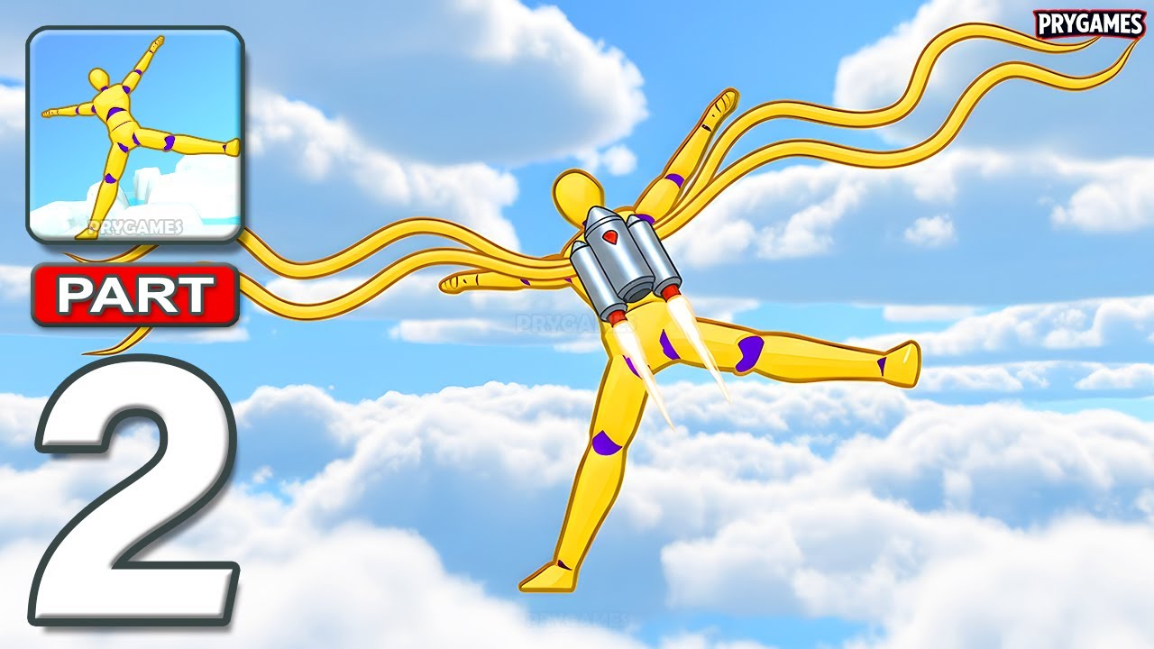 Rubber Jumping: Slingshot Doll - Gameplay Walkthrough Part  - Ragdoll Rubber Jumping (Android, iOS)